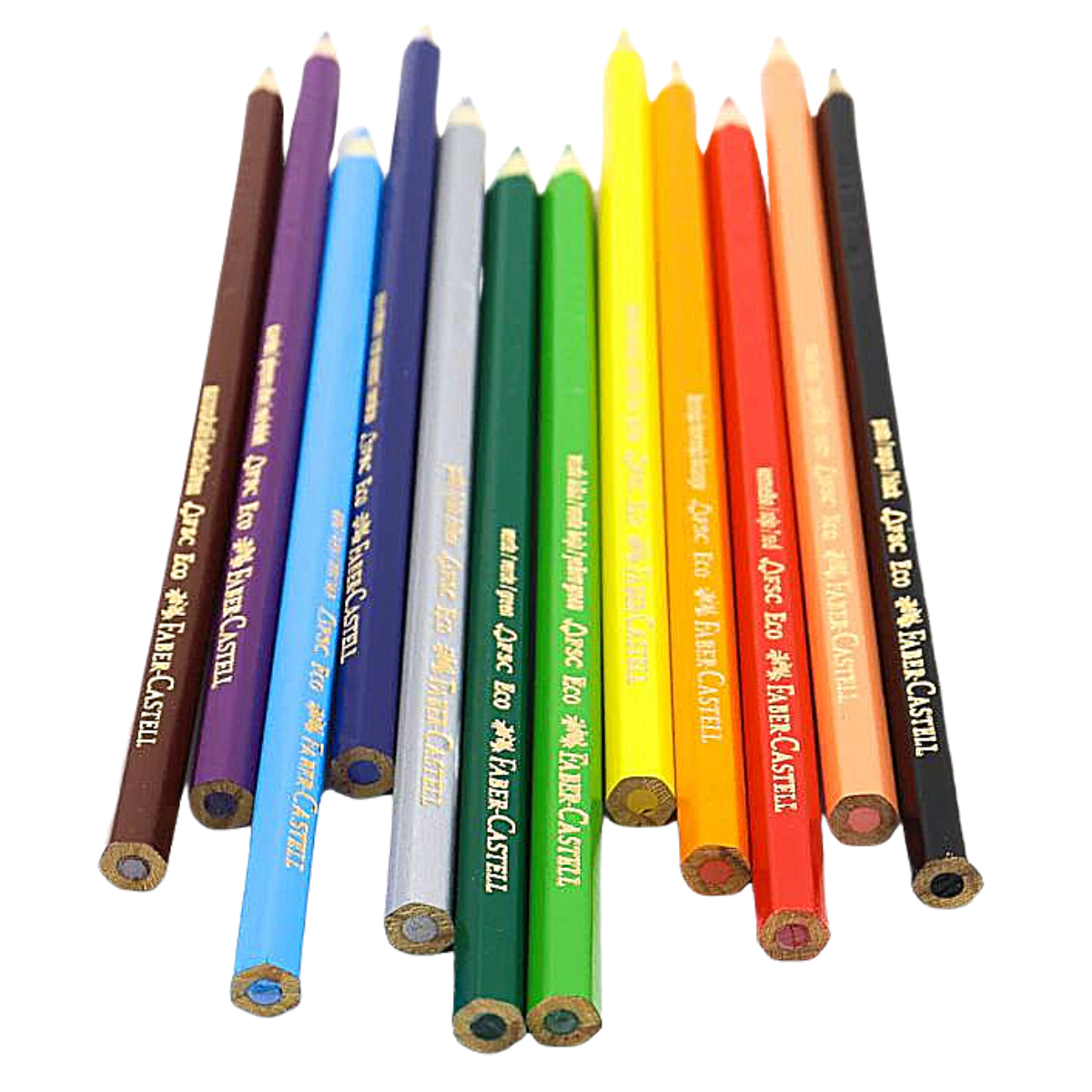 Lápices de Colores Faber Castell Profesional Hexagonal 12 Pz - MarchanteMX