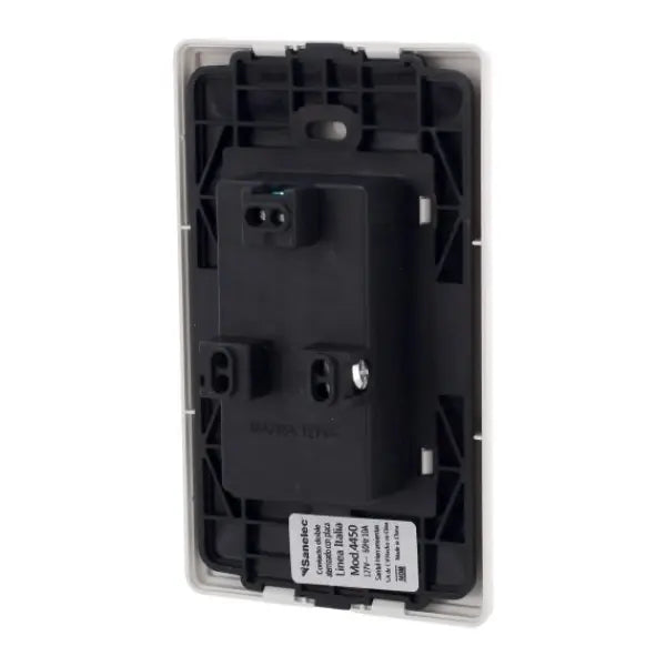 Placa Italia contacto doble Sanelec - Sanelec - detalle