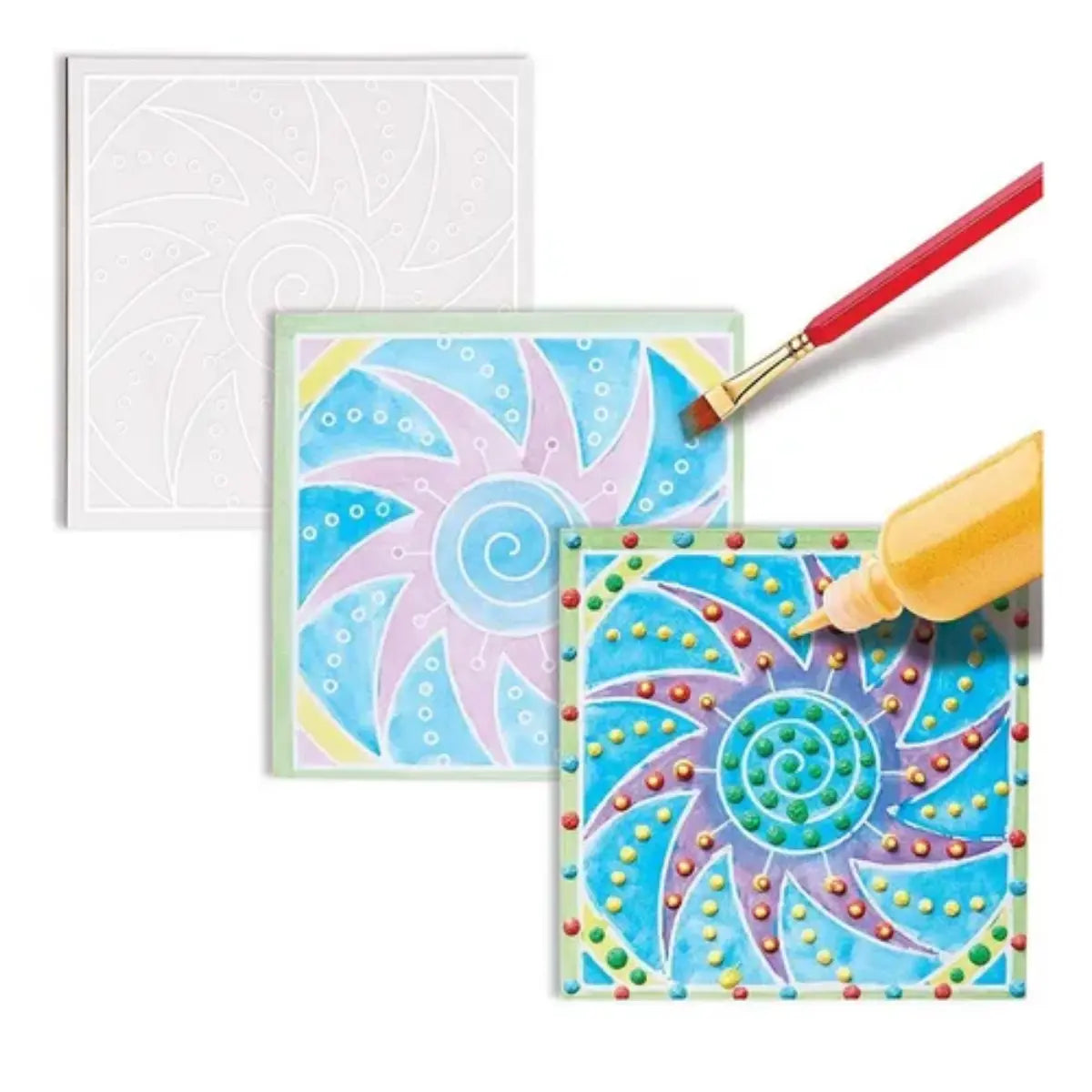 Kit Pintura Arena 3D Faber Castell Texturizada Arte Niños - MarchanteMX