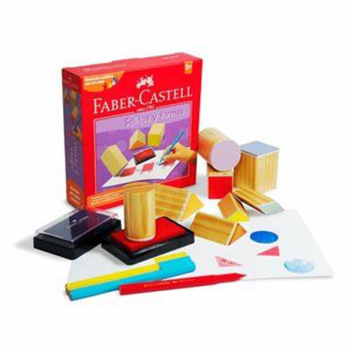 Juego De Mesa Creativo Faber Castell Sellitos y Formas - MarchanteMX