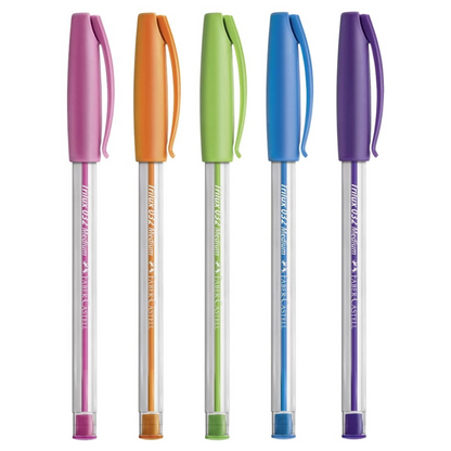Bolígrafos Punta 1m Color Surtido Faber Castell Trilux 032 5Pz - MarchanteMX
