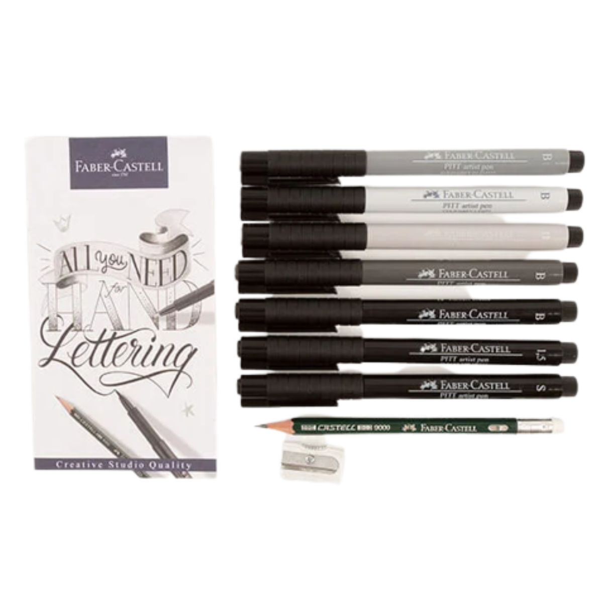 Rotuladores para Caligrafía Faber Castell Starter Set 8 Pz - MarchanteMX