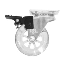RODAJA PU TRANSPARENTE GIRAT / FRENO 2" - Dogotuls
