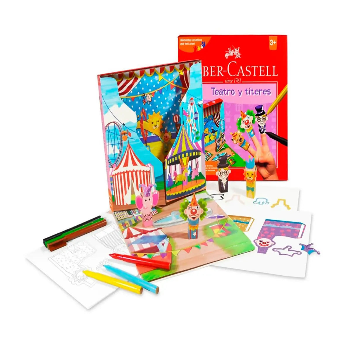 Juego Creativo Faber Castell Teatro y Títeres - Faber Castell