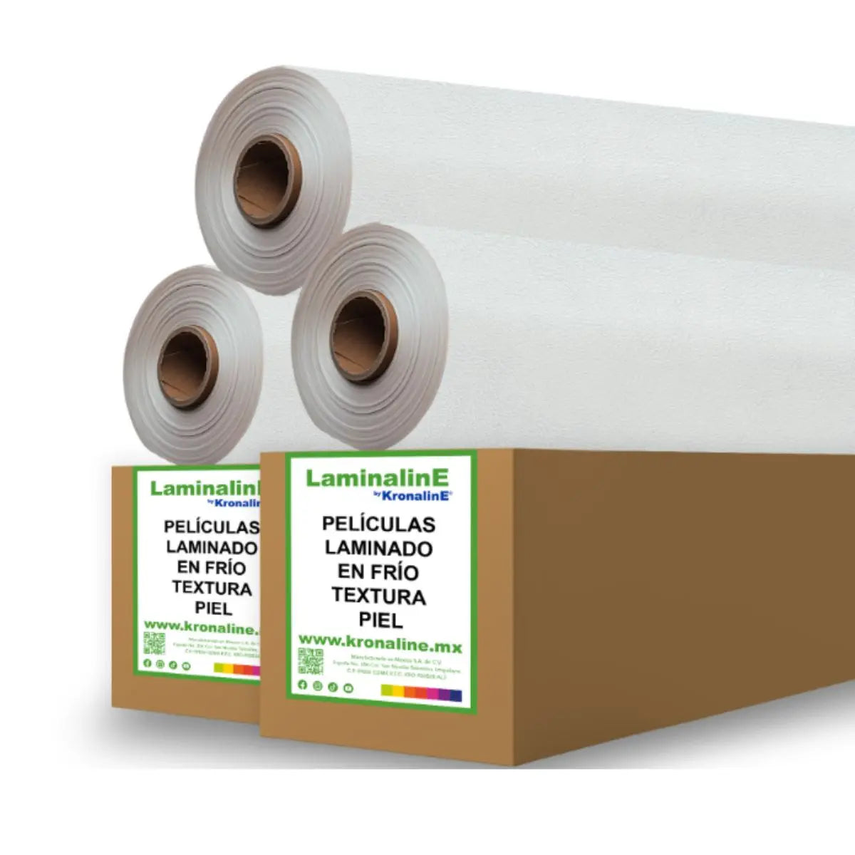 Película Laminar Frío Kronaline Ltx30 Textura Piel 0.635 X 50 m 3 PIEZA - Kronaline - vista lateral