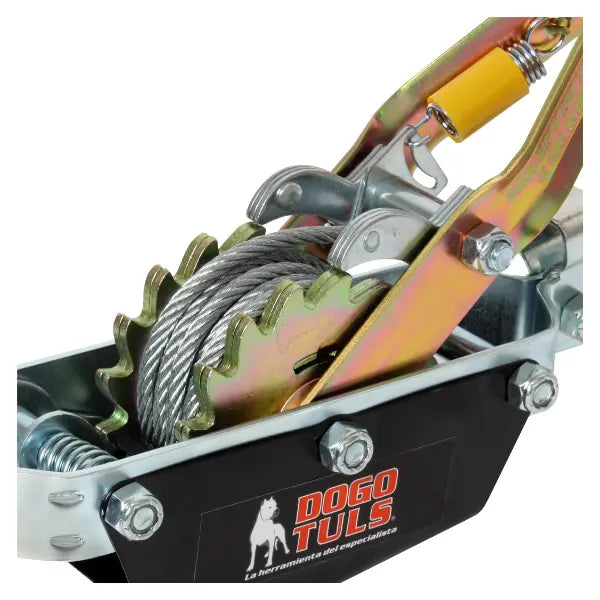 MALACATE 2TON CON CABLE 5MM X 3M - Dogotuls - vista lateral