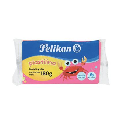 Barra Plastilina Marqueta Pelikan 180g Moldear Elegir Color Rosa - Pelikan - contenido