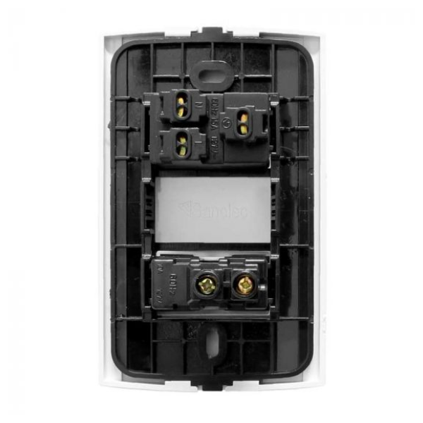 Placa Roma apagador y contacto Sanelec