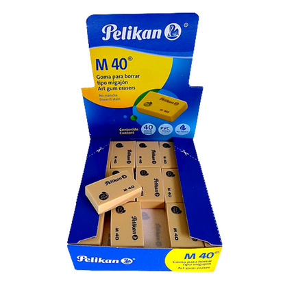 Gomas Borrador Migajon Pelikan M40 Diseñadores Dibujantes 40 Piezas