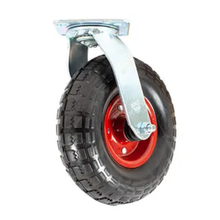 Rodaja De Hule Sólido Giratoria Con Placa 10" Dogotuls