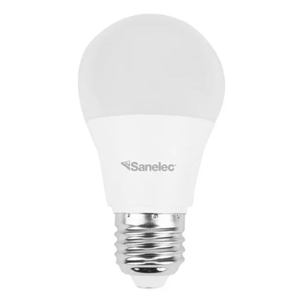 Foco Bombilla Led Sanelec 9w Luz Blanca Fría 6500k