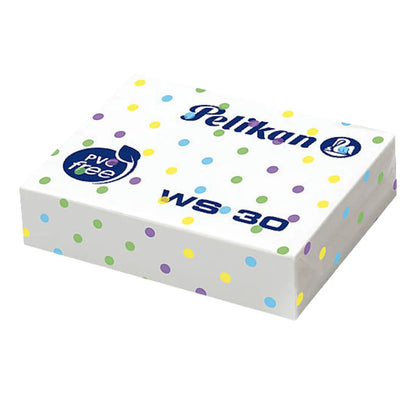 Bote de Gomas Plástica Ws30 Blanca Borradores Lápiz Pelikan 15 Piezas - Marchante MX