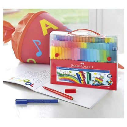 Plumones de Colores Lavables Faber Castell Estuche Rígido 80 Pz - Faber Castell - uso