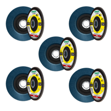 5 Piezas Disco Laminado Tenazit 1719 Desbaste Acero 4 1/2 PuLG