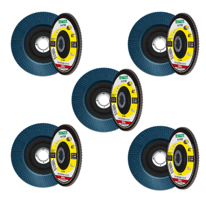 5 Piezas Disco Laminado Tenazit 1719 Desbaste Acero 4 1/2 PuLG