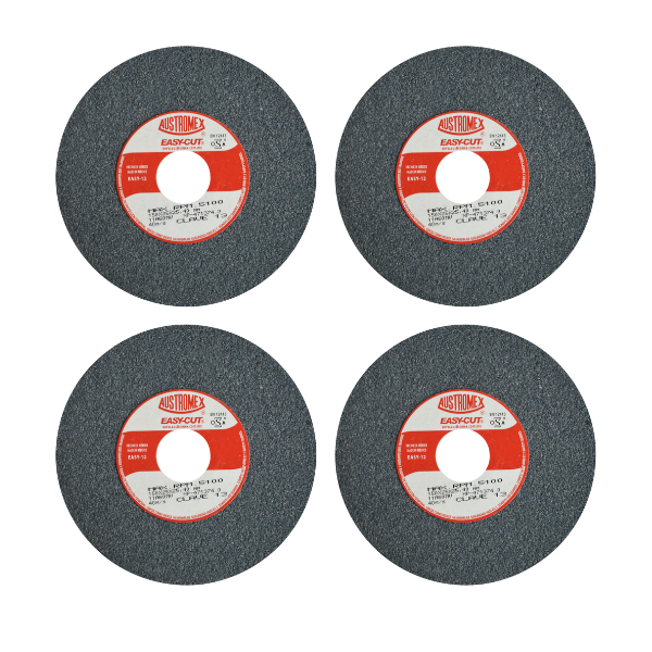 4 Piezas Rueda Abrasiva Austromex 13 6 PuLG Esmerilar Afilar