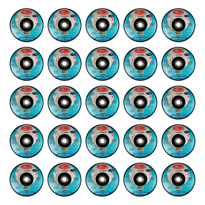 25 Piezas Disco Abrasivo Austromex Corte Acero 180x1.6x22.23 Mm 7puLG
