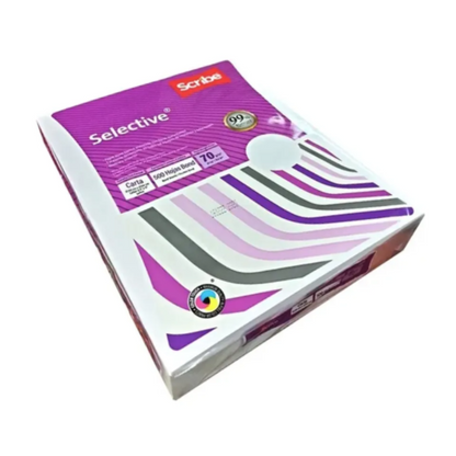 Paquete Papel Bond 1500 Hojas Scribe Select Blanco Carta