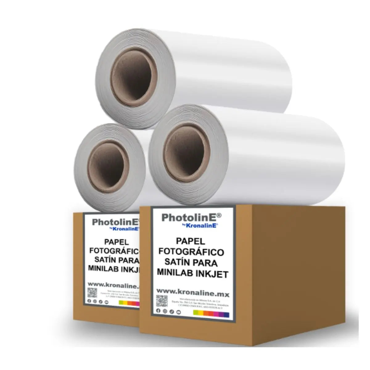 Rollo Papel Fotografico Kronaline Pms02 Satinado .1524 x 65 m 3 PIEZA - Kronaline