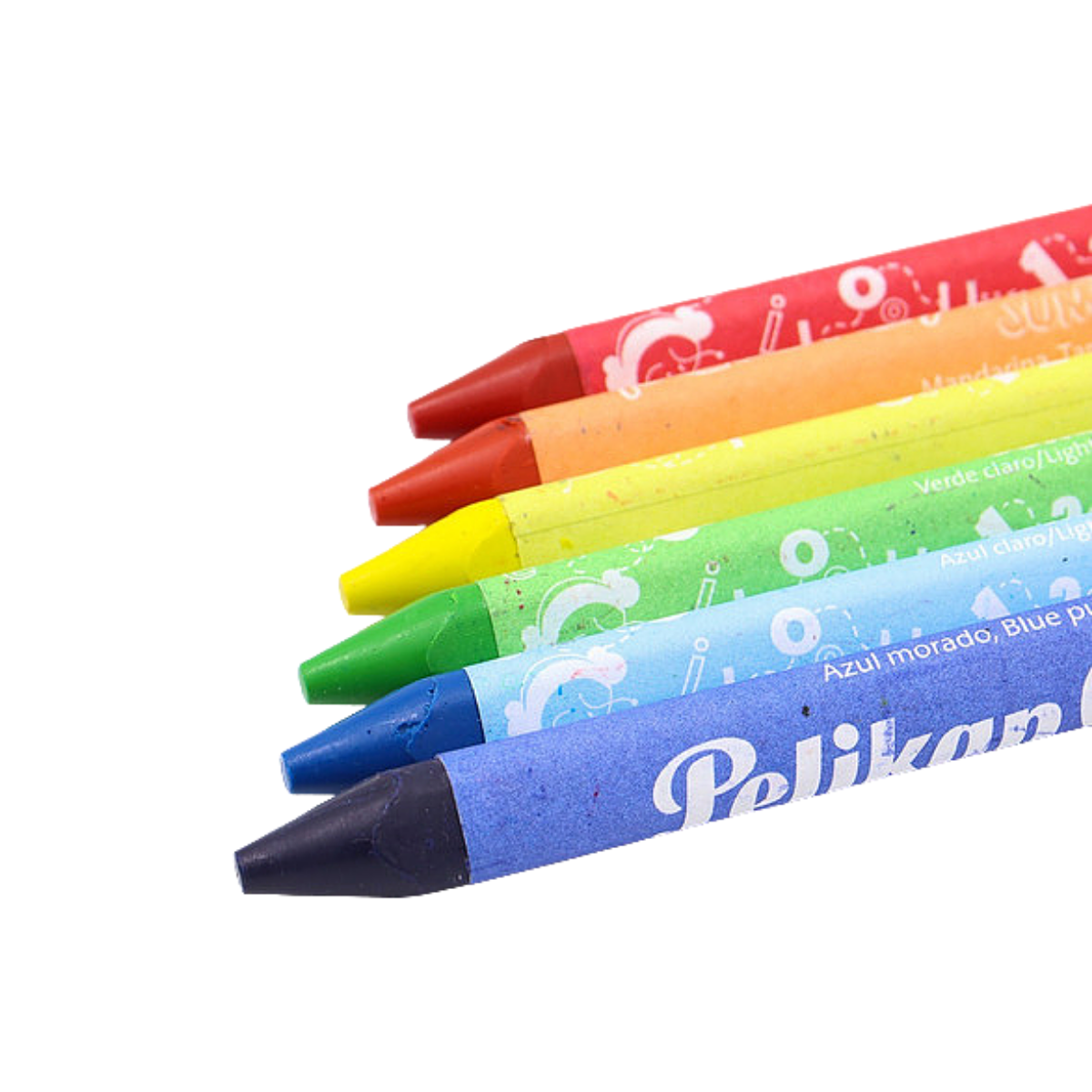 Crayones de Cera Jumbo Redondo Pelikan 6 Piezas