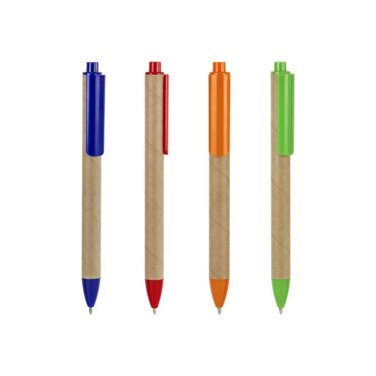 50 Boligrafo Pluma Matobo Promoopcion Colores Tinta Negra