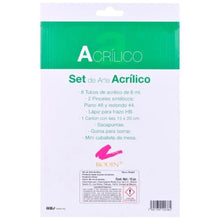 Set De Arte Acrilico Rodart 15 Piezas - RODART - empaque