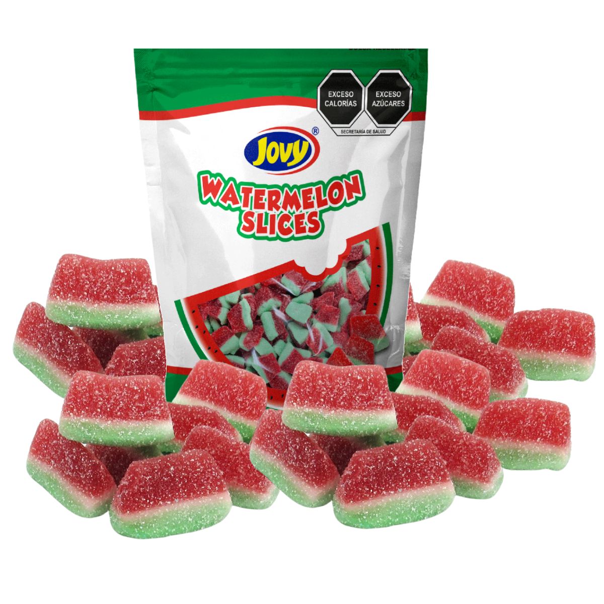 1 Kg Gomitas Rebana De Sandia Jovy Sabor Sandia Acidita