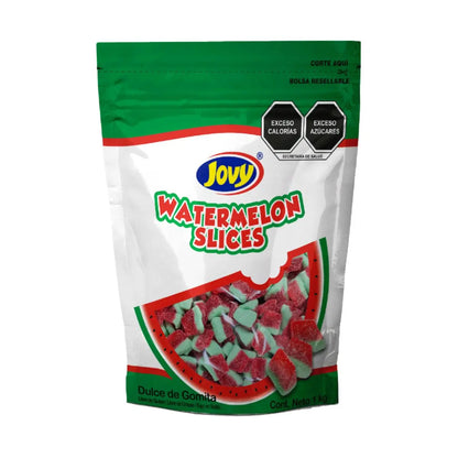 1 Kg Gomitas Rebana De Sandia Jovy Sabor Sandia Acidita - Jovy - vista lateral