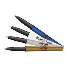 Marcadores Plumones Azor Metalicos Permanentes Punto Fino 4 Piezas