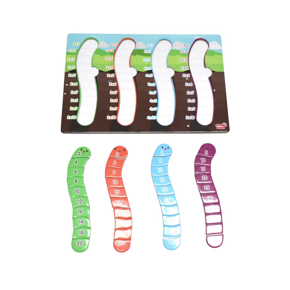 Rompecabezas de Tablas de Multiplicar 2-5