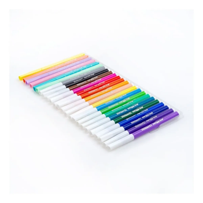24 Plumones Lavable Incluye 6 Pastel Pelikan Markana Twist