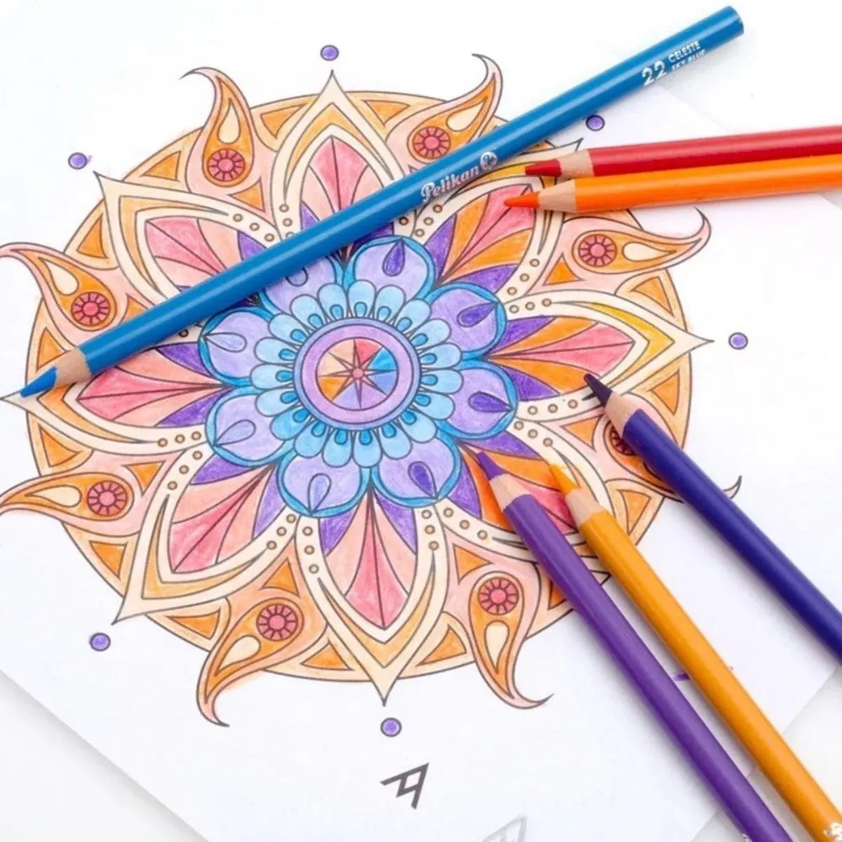 48 Pz Lapices Colores Pelikan Redondos 4 Mm