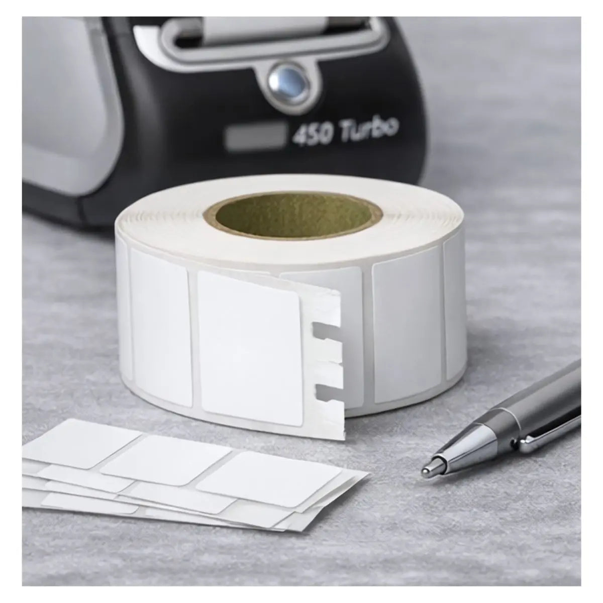 Etiquetas Blancas Pequeñas Uso General 13x25mm - dymo - vista lateral