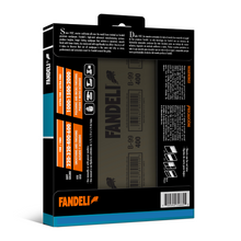 Kit 25 Hojas Lija Agua Grado 2000 9x11 Extra Fino Fandeli