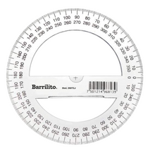 Transportador 360 Grados Barrilito 360tcj Plastico Escolar