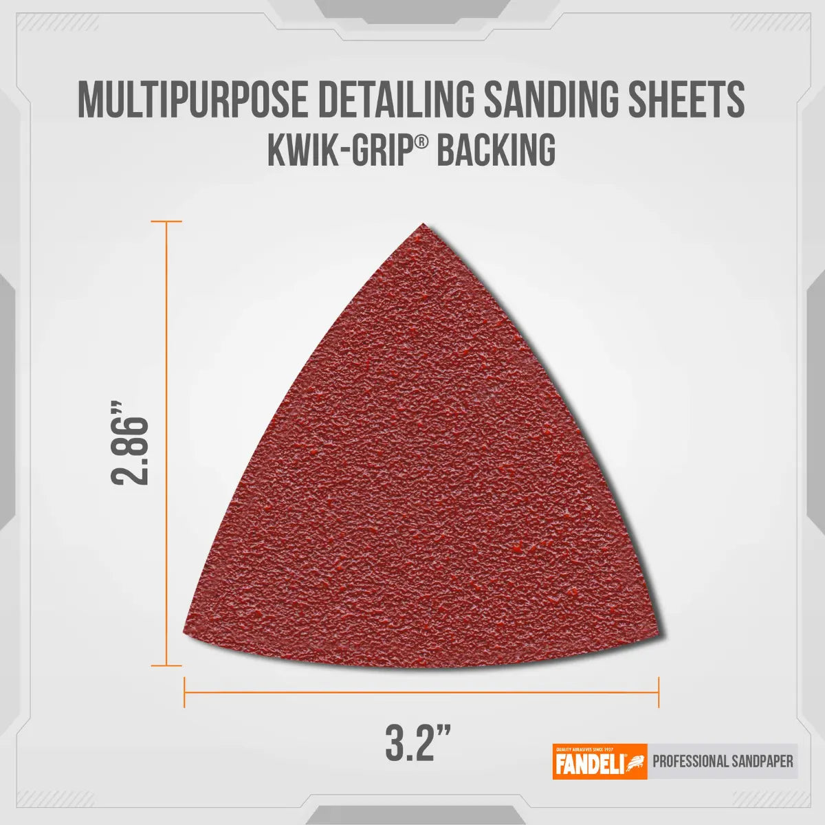 50 Lijas Delta Profesional Granos 60 120 240 Fandeli - Marchante MX