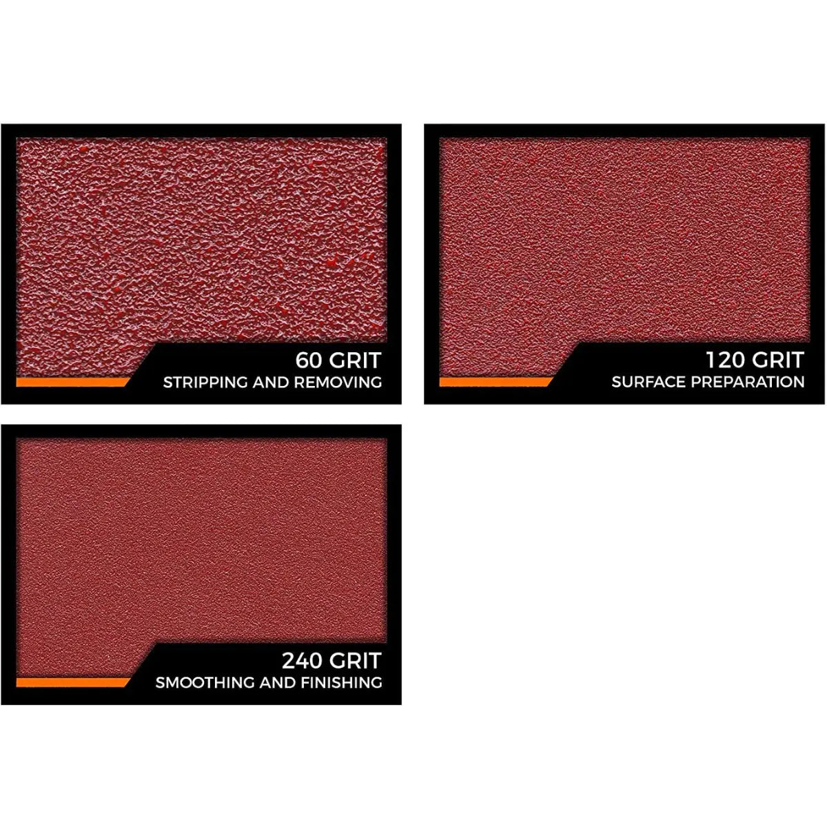 50 Lijas Delta Profesional Granos 60 120 240 Fandeli - Marchante MX