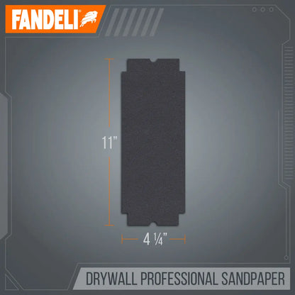 Kit 25 Lija Profesional Yeso Paredes Grado Medio 100 Fandeli - Fandeli - empaque