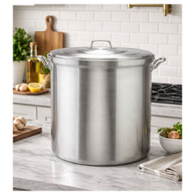 Olla Vaporera Alpro 50cm X 41cm 80 L Aluminio Con Tapa