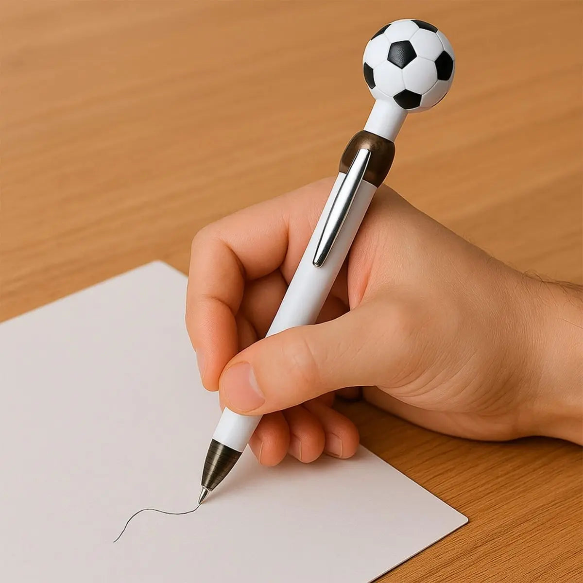 10pzs Boligrafo Plastico For Promotional Clip Forma Balon Soccer