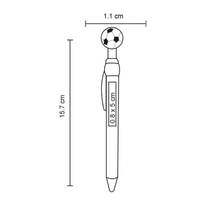 10pzs Boligrafo Plastico For Promotional Clip Forma Balon Soccer
