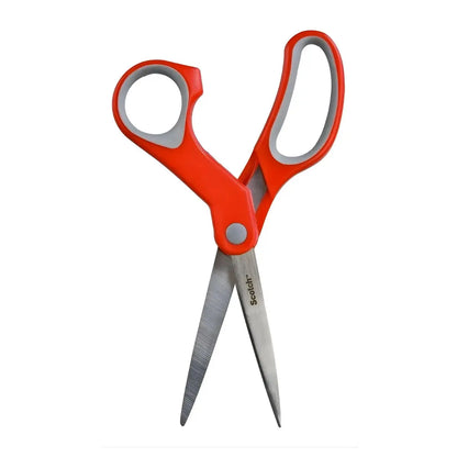 Tijeras Multiusos Scotch 3m 7 Pulgadas Acero Inoxidable Roja 3M