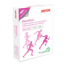 500 Hojas Xerox Marathon Papel Bond Tamaño Carta 70gr Blanco