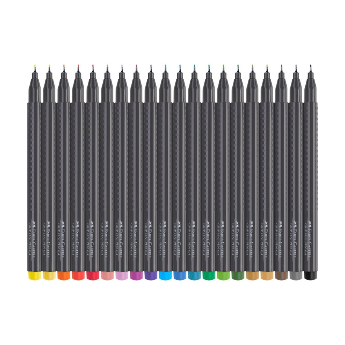 Rotuladores Faber Castell Grip Punta Extrafina 0.4mm 20 Pz - MarchanteMX