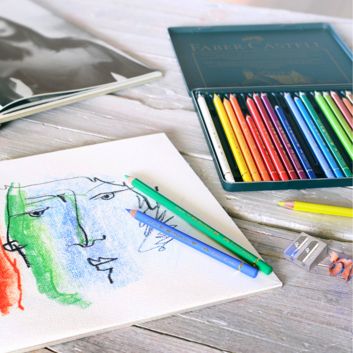 Lápices de Colores Faber Castell Polychromos Profesionales Premium 24 Pz - MarchanteMX