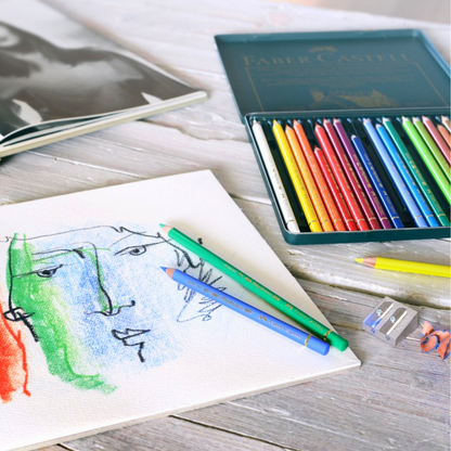 Lápices de Colores Faber Castell Polychromos Profesionales Premium 24 Pz - MarchanteMX