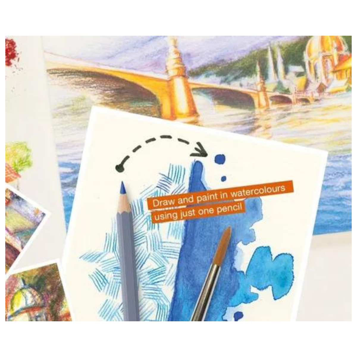 Lápices de Colores Acuarelables Faber Castell Profesional Goldfaber Aqua 24 Pz - MarchanteMX