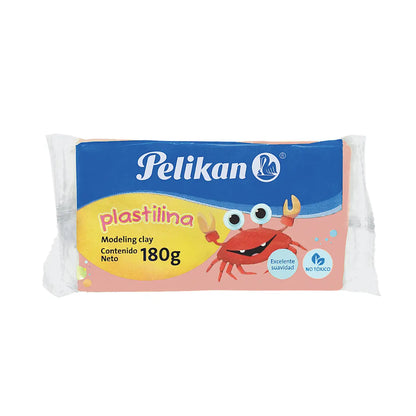 Barra Plastilina Marqueta Pelikan 180g Moldear Elegir Color Rosa Carne - Pelikan - empaque