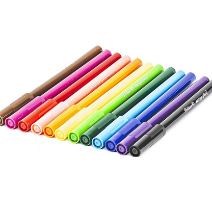 Plumones Lavables Incluye 6 Pastel Pelikan Markana Twist 24 Piezas