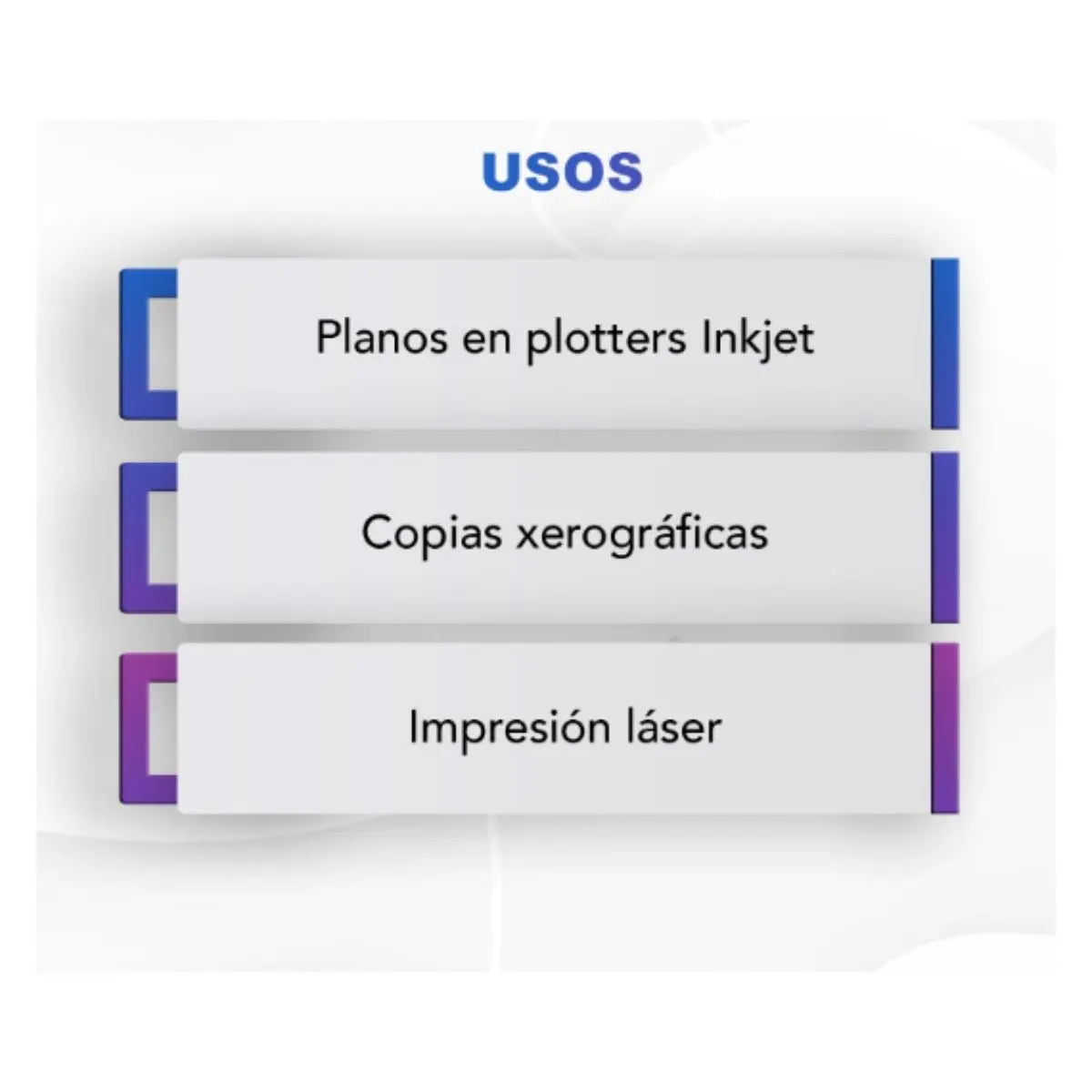 3 Rollo Papel Bond Premier Kronaline Bp400 Plotter 0.91 x 50 m Kronaline